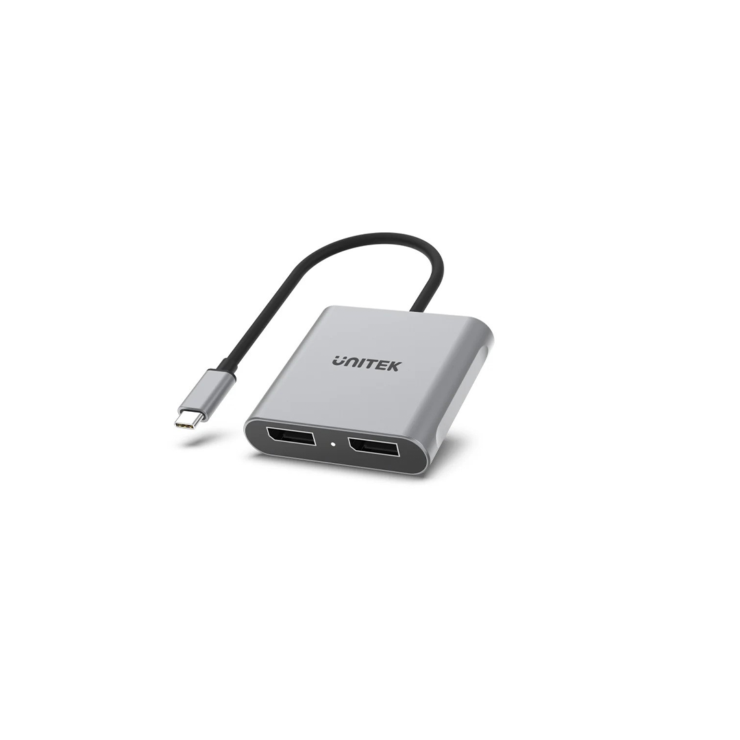 محول Unitek V1404A USB-C إلى Dual DisplayPort محول Unitek V1404A USB-C إلى Dual DisplayPort